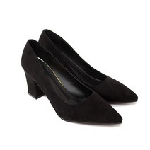 여성 베이직 스틸레토 통굽 펌프스 힐 zn220