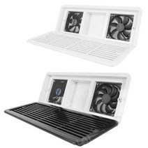 캠핑카 카라반 환기 팬 공기 측면 배기 팬 12v 차박 스타렉스 자작, 12V 블랙 강풍