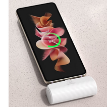 충전선없는 아이폰충전기 5000mAh 보조배터리 도킹형 간편휴대 아이폰SE3 아이폰SE2 아이폰8 아이폰7, 선택2번 아이폰8핀 - 블랙