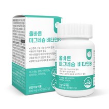 올바른 마그네슘 비타민B, 90정, 1개