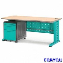 Foryou2750 퍼즐 일자형책상 컴퓨터책상 조립식책상 책상 책장 책꽂이, 레드 레드