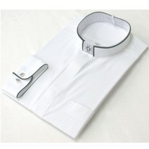 복식문화원 로만카라 베드로셔츠 흰색 목회자셔츠, 95호