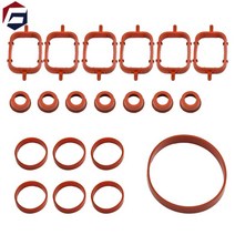 자동차매니폴드 자동차 고무 흡입구 매니 폴드 씰 가스켓 수리 키트 BMW E87 E46 E90 E91 E92 E93 E39 E60, 한개옵션0