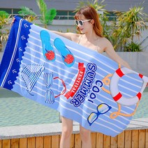 엔템 대형비치타올 큰수건 비치타올 썸머 대형 비치타올, 쿨썸머