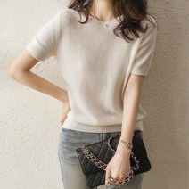 솔리드반팔니트