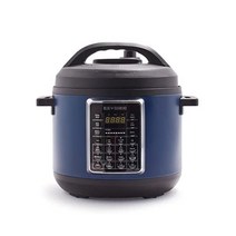 Blue Diamond 세라믹 논스틱 16-in-1 5 7L(6쿼트) 전기 압력솥 슬로우 쿠커 밥솥 요거트 메이커 소테 찜기 등 프로그래밍 가능 식기 세척기 사용 가능 냄비 PFA, 6QT Pressure Cooker