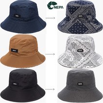 네파 뉴코아송파점 NC 공용 리버시블 형태로 취향에 맞게 겉면 안면 뒤집어 착용하여 스타일링 VINCIO 빈치오 리버시블 버킷햇 모자 7IC7426SPH, 058, BLACK(199)