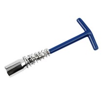 자동차 점화 플러그 제거 도구 T 바 유연한 스패너 스파크 플러그 소켓 렌치 도구 16/21mm 소켓 범용 조인트 유형, 1개