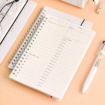 스터디플래너 다이어리 일일 계획 시간 관리 일 일정 학습 학생 책 스케줄러 수첩 94