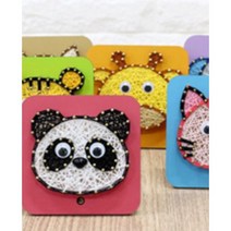 아기자기우드 미니 스트링아트 동물도안 11종(B), 2. 허스키 (동물B) -A57-0017(실미포함)