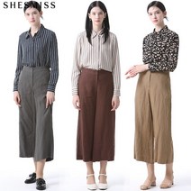 [쉬즈미스.] [쉬즈미스] 앨리스 하프밴드 와이드 린넨 팬츠