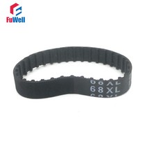 XL 타이밍 벨트 60/64/68/70/72/74/76/78/80/82/84XL 고무 풀리 10mm 너비 폐쇄 루프 톱니 변속기, 01 10mm_06 74XL_01 1 개