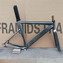 픽시프레임 픽시 자전거 프레임 로드 Fixie-자전거 프레임 52cm 고정 기어 세트 매트 블랙 트랙 단일 속도, 11 Gray_01 48cm(160-170cm)