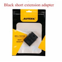 AUTOOL OBD2 연장 케이블 출시 IDIAG/Easydiag/Pro/Pro3/V/V /GOLO/Mdiag/ELM327/AL519 obdii 커넥터 OBD 어댑터, [06] Black short adapter
