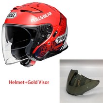 쇼에이 헬멧 풀페이스 시스템 오픈페이스 클래식 agv Shoei-J-크루즈 II 마르케즈 6 오토바이 헬멧 오픈, 04 금
