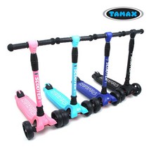 나라스포츠 타맥스 어린이 킥보드 PK708+ 광폭 발광휠 씽씽이 / 색상 배송상품 : 스카이블루 (씽씽카/아킥보드/아용킥보드/아동킥보드/아퀵보드 추천), 타맥스PK708PLUS_다크블루