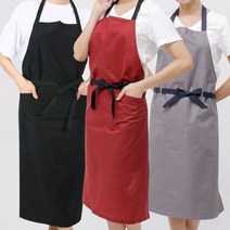 DWAV82 생활방수 바리스타 카페 가벼운 롱 앞치마, DWAV82 검정L