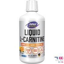 나우스포츠 L카르니틴 리퀴드 액체 시트러스 1000mg 946ml, 1,000mg, 32floz(946ml)