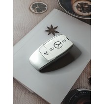 벤츠 스마트키 차키 AMG 지바겐 마이바흐 브라부스 S클래스 케이스 개조, 전문가개조(뒤 월계수), 블랙