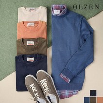 올젠 가먼트다잉 라운드 니트 I ZPC1ER1502
