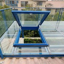 지붕 창문 천창 옥상 채광 오픈형 알루미늄 다락 선루프 슬라이딩, 지붕 창문 78cmx98cm(수동선루프)