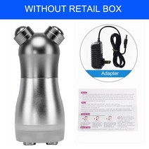 고주파 리프팅기 피부관리기 RF 무선 주파수 장치 LED 라이트 페이셜 메조테라피 일렉트로포레이션 바늘, 03 Silver Without Box