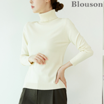 블루종 블루종 소프트 베이직 터틀넥 니트_B2211KN257D