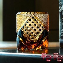 하이볼전용잔 위스키 안경 일본 키리코 스타일 핸드 컷 유리, 02 파란_01 201-300ml