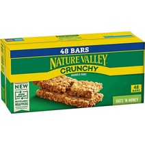 Nature Valley 그래놀라 바 크런치 오트앤허니 48개 네이처밸리, 15 Count (Pack of 1)