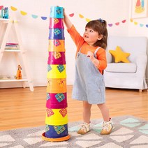 2살 어린이집 큰사이즈 컵쌓기 장난감 IQ장난감 백일선물 이큐 상상력