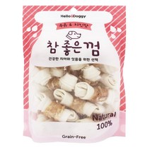 저알러지 강아지 치석껌 이갈이 15p 2개 반려견간식 이갈이개껌