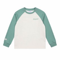 디스커버리키즈긴팔티 JQS DKRL21021-GNL 키즈 라그란 라운드티셔츠