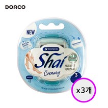 도루코 여성면도용품 샤이크리미 바디면도날 2입 x 3개, 1세트