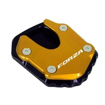 오토바이 액세서리 CNC 킥 스탠드 풋 사이드 스탠드 확장 패드 지원 플레이트 혼다 Forza 750 FORZA750 For, 15 Forza Gold