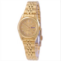 세이코 SEIKO 입니다 5 손목시계 세이코파이브 [일제] 자동권 (손대포함 ) 골드컬러입니다 해외 모델 SYMA38J1 여성 [역수입품 ]