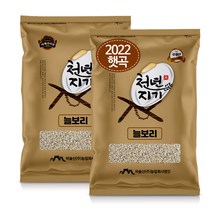 [군산검은보리] 천년지기 늘보리쌀 10kg 2022년산 늘보리 햇보리쌀, 1포