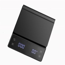 커피전자거을 핸드드립 스마트 저울 주방 식품 저울 디지털 전자 저울 타이머 정밀 보석, 타이머 스케일, 3kg-0.1g