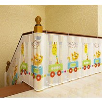 계단 안전망 그물 어린이집 추락방지 끼임 난간, 길이 4.5mx 높이 80cm ㅣ만화