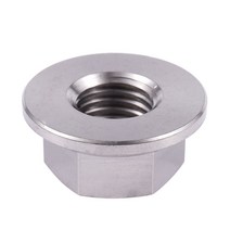 M10는 1.25 mm TC4 티타늄 TI는 나사 너트 플랜지 X 나사 파스너, 보여진 바와 같이, 하나
