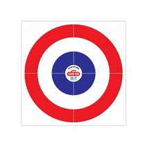 [이쏘] 플로어 컬링 타겟판 마루바닥 컬링표적지 타켓 6122EA, 쿠팡 본상품선택