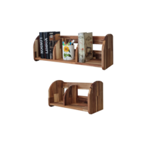 아카시아원목책꽃이 2칸책꽃이 3칸책꽃이 책상위정리 간이책꽃이