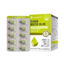 바나바잎 여주 추출물 분말 코로솔산 함유 혈당건강 바나바 정 알약 타입 건강기능식품, 1개, 60정, 60정