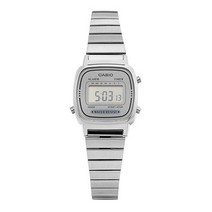 카시오 CASIO LA670WA-7SDF (LA670WA-7S) 은장 디지털 여성 메탈시계 30X24mm