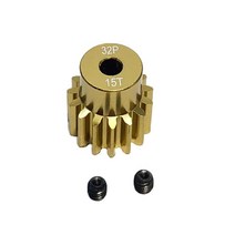 YSIDO-Traxxas 3.175 RC 자동차 트럭 브러시리스 모터 32DP M0.8 1/10mm 12T 13T 14T 15T 16T 17T 18T 19T 피니언 기어, [04] YS 32DP 15T