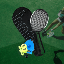 [검도호구아라시] 헬스앤프렌즈 혼자 치는 실내 테니스 리턴볼 셀프 스쿼시 나 홀로 테니스 연습기 커플운동, 커플 테니스 세트