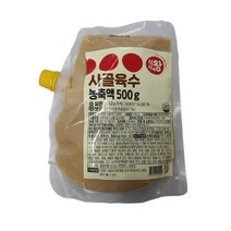 식자재왕 사골 육수 농축액 500g 돈골 우골 곰국 곰탕, 1개