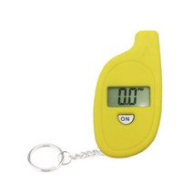 LCD 디지털 타이어 공기 압력 게이지 0-10BAR 전자 키 체인 수리 감지기 테스터 오토바이, 03 Yellow