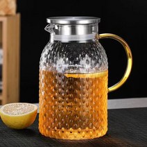 티포트 약탕기 대용량 내열 유리 찻주전자 물 차 커피 끓는 바, 02 1400ml, 02 1400ml