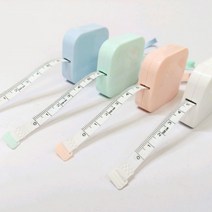 휴대용 피팅 파스텔 사각 미니줄자 DD-10002, 색상랜덤