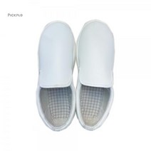 고무줄 미끄럼방지 방진화 실내화 작업화 화이트